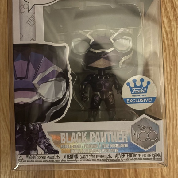 Funko Pop! Marvel #1187 Black Panther Disney 100 Funko Exclusive - Picture 2 of 9